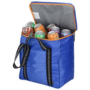 Additional Image 1 - a blue cooler bag with bottles inside