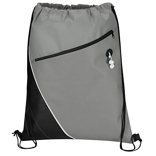 Additional Image 1 - a grey and black backpack