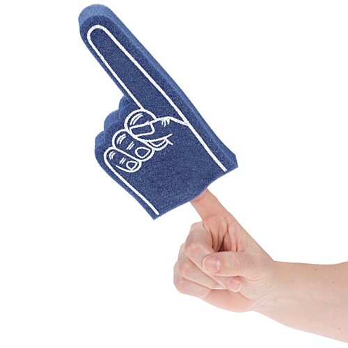 Additional Image 2 - a hand holding a blue foam finger