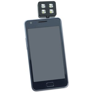 Additional Image 1 - a black cell phone with a camera attached to it