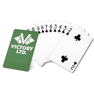 Additional Image 1 - a deck of cards with a green cover