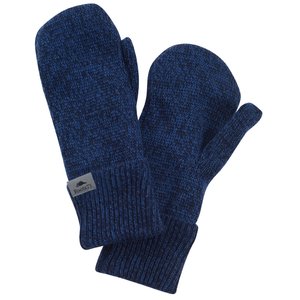 Additional Image 1 - a pair of blue mittens