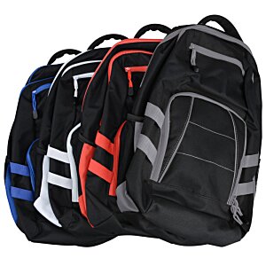 Additional Image 3 - a stack of backpacks with different colors