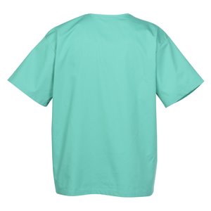 Additional Image 2 - a back of a blue shirt