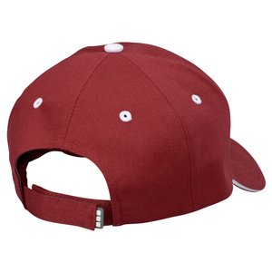 Additional Image 1 - a red hat with white dots