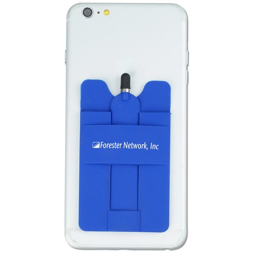 Additional Image 1 - a white and blue phone case