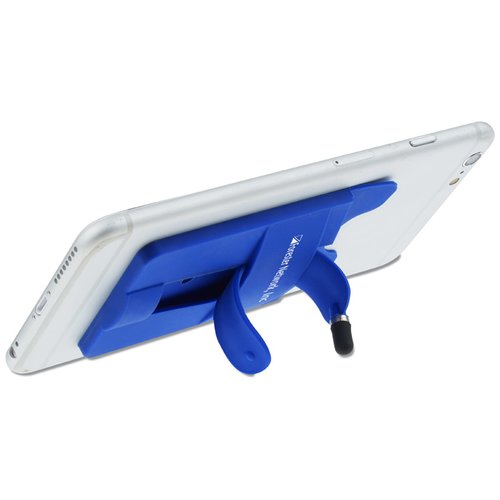 Additional Image 3 - a white and blue tablet holder