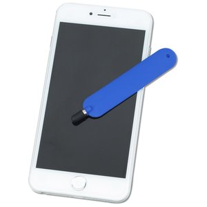 Additional Image 5 - a white cell phone with a blue pen