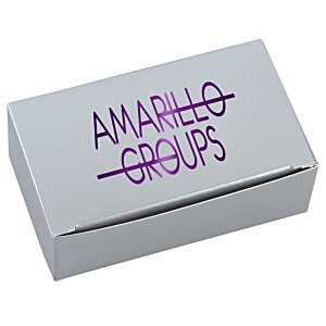 Additional Image 2 - a white box with purple writing on it