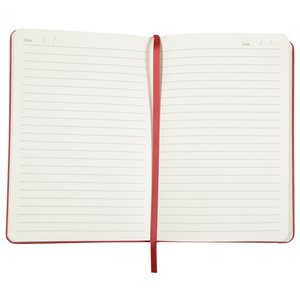 Additional Image 1 - a white notebook with a red band