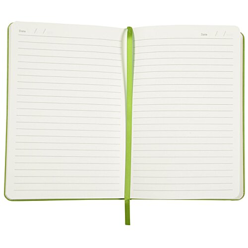 Additional Image 1 - a white notebook with a red band
