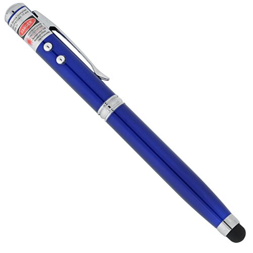Additional Image 2 - a blue pen with a silver cap