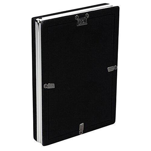 Additional Image 2 - a black rectangular object with gold rivets