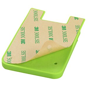 Additional Image 3 - a green and white cell phone case