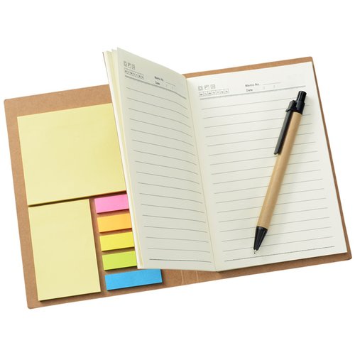 Additional Image 1 - a pen and notepad with sticky notes