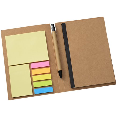 Additional Image 2 - a brown folder with sticky notes
