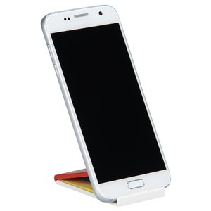 Additional Image 2 - a white cell phone on a stand