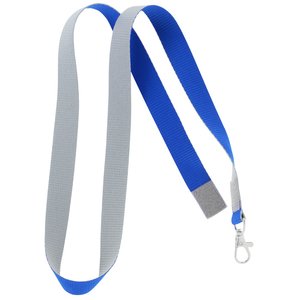 Additional Image 1 - a lanyard with a blue and grey strap