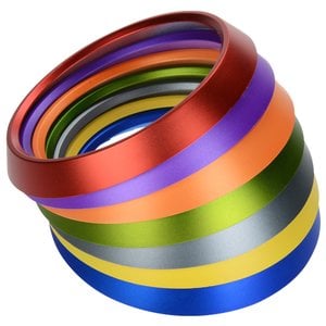 Additional Image 4 - a colorful spiral object with a white background