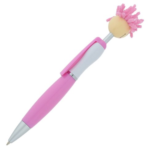 Additional Image 3 - a pink pen with a flower shaped top
