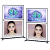 View Image 4 of 4 of FrameWorx Dual-Banner Stand - 41-1/2" - Double Sided