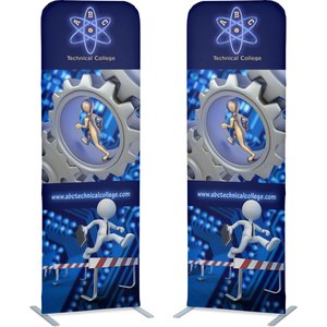 Additional Image 5 - a pair of blue banners