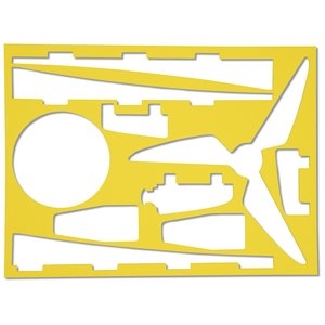 Additional Image 2 - a yellow rectangle with white shapes