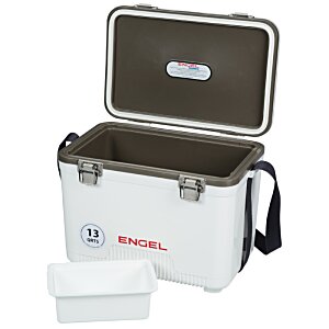 Additional Image 2 - a white cooler with a black handle