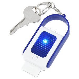 Additional Image 2 - a key chain with a blue light on it