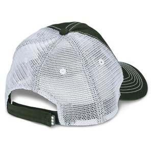 Additional Image 1 - a clear hat with a black strap