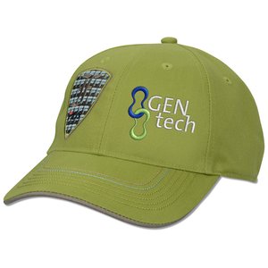 Additional Image 1 - a green hat with a logo on it