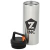 View Image 2 of 3 of Rover Stainless Vacuum Bottle with Clip Lid - 18 oz.