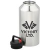 View Image 2 of 3 of Rover Stainless Vacuum Bottle with Clip Lid - 64 oz.