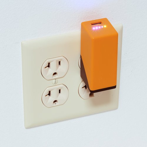 Additional Image 1 - an orange electrical outlet