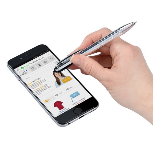 Additional Image 4 - a hand holding a stylus and a cell phone