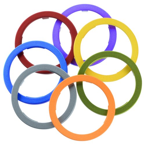 Additional Image 3 - a group of colorful rings