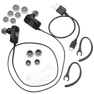 Additional Image 3 - a black earbuds and wires