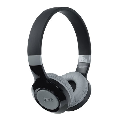 Additional Image 1 - a black headphones with a white circle