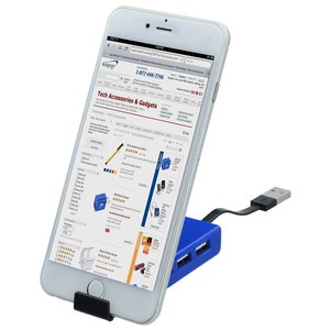 Additional Image 4 - a white cell phone with a blue charger