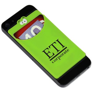 Additional Image 1 - a green cell phone with black cover