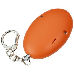 an orange key chain