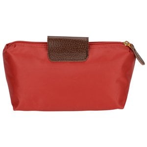 Additional Image 1 - a red bag with a brown zipper