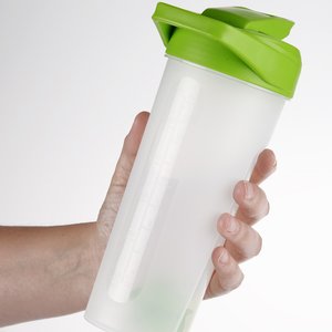 Additional Image 1 - a hand holding a white and green shaker