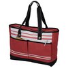 View Image 2 of 4 of Striped Bonita Tote - Embroidered
