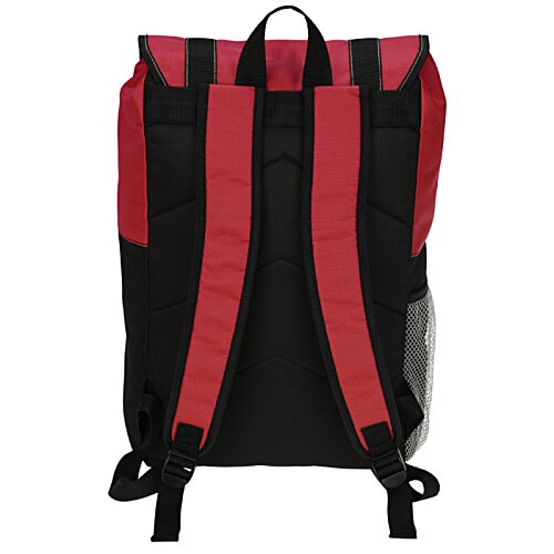 Additional Image 2 - a black and red backpack