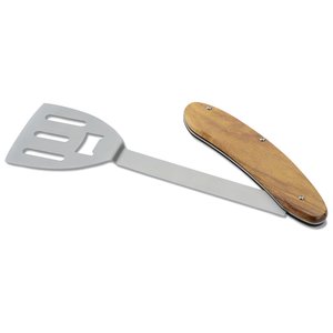 Additional Image 3 - a spatula and a wooden handle