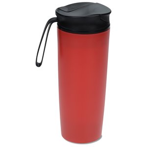 Additional Image 3 - a red and black coffee mug