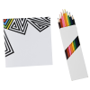 View Image 2 of 5 of Colouring Book & Pencil Set - Geometric