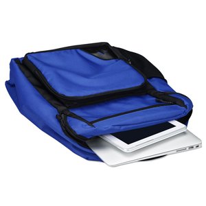 Additional Image 2 - a blue and black backpack