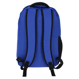 Additional Image 3 - a blue backpack with black straps